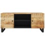TV-Möbel aus massivem Mangoholz, 105x33x46 cm. von , TV-Möbel - Ref: Foro24-345220, Preis: 127,09 €, Rabatt: %
