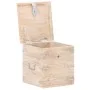 Massive Holztruhe aus Akazienholz 40x40x40 cm von , Aufbewahrungskisten - Ref: Foro24-289646, Preis: 117,90 €, Rabatt: %
