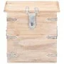 Solid acacia wood trunk 40x40x40 cm by , Storage trunks - Ref: Foro24-289646, Price: 117,90 €, Discount: %