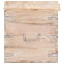 Solid acacia wood trunk 40x40x40 cm by , Storage trunks - Ref: Foro24-289646, Price: 119,62 €, Discount: %