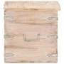 Solid acacia wood trunk 40x40x40 cm by , Storage trunks - Ref: Foro24-289646, Price: 117,90 €, Discount: %