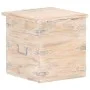 Solid acacia wood trunk 40x40x40 cm by , Storage trunks - Ref: Foro24-289646, Price: 117,90 €, Discount: %