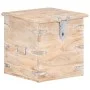 Solid acacia wood trunk 40x40x40 cm by , Storage trunks - Ref: Foro24-289646, Price: 117,90 €, Discount: %