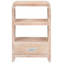 Mesita de noche de madera maciza de acacia 40x30x60 cm de , Mesitas de noche - Ref: Foro24-289632, Precio: 103,68 €, Descuent...