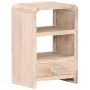 Massiver Akazienholz-Nachttisch 40x30x60 cm von , Nachttische - Ref: Foro24-289632, Preis: 102,46 €, Rabatt: %