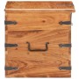 Solid acacia wood trunk 40x40x40 cm by , Storage trunks - Ref: Foro24-289645, Price: 140,95 €, Discount: %