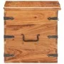 Solid acacia wood trunk 40x40x40 cm by , Storage trunks - Ref: Foro24-289645, Price: 138,62 €, Discount: %