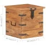 Solid acacia wood trunk 40x40x40 cm by , Storage trunks - Ref: Foro24-289645, Price: 138,62 €, Discount: %