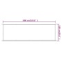 Terracotta vertical awning oxford fabric 100x800 cm by vidaXL, Umbrellas - Ref: Foro24-148357, Price: 42,41 €, Discount: %