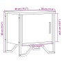 Mesitas de noche 2 uds contrachapado color roble 40x30x40 cm de , Mesitas de noche - Ref: Foro24-848517, Precio: 48,91 €, Des...