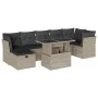 Set de sofás de jardín 8 pzas y cojines ratán sintético gris by , Garden sets - Ref: Foro24-3274672, Price: 598,62 €, Discoun...