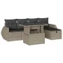 Set de sofás de jardín 6 pzas y cojines ratán sintético gris by , Garden sets - Ref: Foro24-3275132, Price: 455,82 €, Discoun...