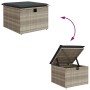 Gartensofagarnitur 6-teilig mit grauen Polstern aus synthetischem Rattan von , Gartensets - Ref: Foro24-3275132, Preis: 437,4...