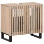 Armario de lavabo para baño madera maciza de mango 62x34x58 cm by , Bathroom furniture - Ref: Foro24-377532, Price: 109,20 €,...