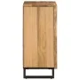Aparador de madera maciza de mango rugosa 60x34x75 cm by , Lockers and storage cabinets - Ref: Foro24-377564, Price: 123,92 €...