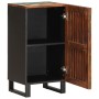 Massiver Akazienholz-Sideboard 40x34x75 cm von , Schließfächer und Lagerschränke - Ref: Foro24-377558, Preis: 91,55 €, Rabatt: %