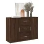 Ingenieurholz-Sideboard in Eichenbraun 90,5x29,5x65 cm von , Sideboards - Ref: Foro24-849880, Preis: 93,70 €, Rabatt: %