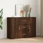 Ingenieurholz-Sideboard in Eichenbraun 90,5x29,5x65 cm von , Sideboards - Ref: Foro24-849880, Preis: 93,70 €, Rabatt: %