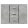 Aparador madera de ingeniería gris hormigón 90,5x29,5x65 cm by , Sideboards - Ref: Foro24-849877, Price: 87,76 €, Discount: %