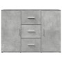 Ingenieurholz-Sideboard in Betongrau 90,5x29,5x65 cm von , Sideboards - Ref: Foro24-849877, Preis: 90,34 €, Rabatt: %