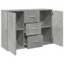 Aparador madera de ingeniería gris hormigón 90,5x29,5x65 cm by , Sideboards - Ref: Foro24-849877, Price: 87,76 €, Discount: %