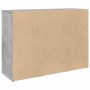 Aparador madera de ingeniería gris hormigón 90,5x29,5x65 cm by , Sideboards - Ref: Foro24-849877, Price: 90,34 €, Discount: %