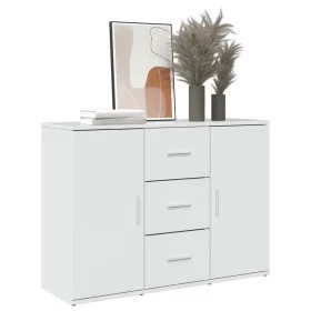Hochglanz-Weißer Schrank aus Holzwerkstoff 90,5x29,5x65 cm von , Sideboards - Ref: Foro24-849875, Preis: 102,69 €, Rabatt: %