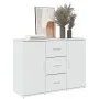 Hochglanz-Weißer Schrank aus Holzwerkstoff 90,5x29,5x65 cm von , Sideboards - Ref: Foro24-849875, Preis: 102,69 €, Rabatt: %
