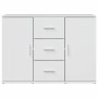 Aparador de madera de ingeniería blanco brillo 90,5x29,5x65 cm de , Aparadores - Ref: Foro24-849875, Precio: 104,53 €