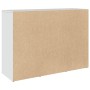 Aparador de madera de ingeniería blanco brillo 90,5x29,5x65 cm de , Aparadores - Ref: Foro24-849875, Precio: 104,53 €