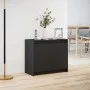 Aparador con LED madera de ingeniería negro 72x34x61 cm by , Sideboards - Ref: Foro24-852174, Price: 82,03 €, Discount: %