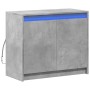 Sideboard mit LED-Beleuchtung, Holzoptik in Grau-Beton, 72x34x61 cm. von , Sideboards - Ref: Foro24-852176, Preis: 78,19 €, R...
