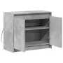 Sideboard mit LED-Beleuchtung, Holzoptik in Grau-Beton, 72x34x61 cm. von , Sideboards - Ref: Foro24-852176, Preis: 76,99 €, R...