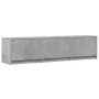 Mueble de TV LED madera ingeniería gris hormigón 165x34x40 cm de , Muebles TV - Ref: Foro24-852253, Precio: 92,52 €, Descuent...