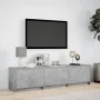Mueble de TV LED madera ingeniería gris hormigón 165x34x40 cm de , Muebles TV - Ref: Foro24-852253, Precio: 92,52 €, Descuent...