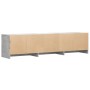 Mueble de TV LED madera ingeniería gris hormigón 165x34x40 cm by , TV Furniture - Ref: Foro24-852253, Price: 87,01 €, Discoun...