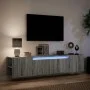 TV-Wandmöbel mit LED-Beleuchtung in Sonoma-Grau, 180x31x39,5 cm. von , TV-Möbel - Ref: Foro24-3307959, Preis: 141,95 €, Rabat...