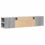 TV-Wandmöbel mit LED-Beleuchtung in Sonoma-Grau, 180x31x39,5 cm. von , TV-Möbel - Ref: Foro24-3307959, Preis: 141,95 €, Rabat...