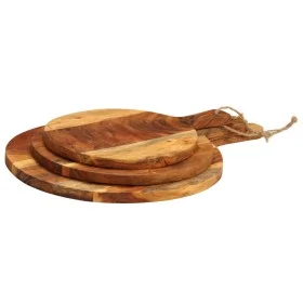 Tablas de cortar 3 piezas madera maciza de acacia by , Chopping boards - Ref: Foro24-376052, Price: 42,27 €, Discount: %