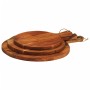 Tablas de cortar 3 piezas madera maciza de acacia by , Chopping boards - Ref: Foro24-376052, Price: 43,08 €, Discount: %