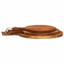 Tablas de cortar 3 piezas madera maciza de acacia by , Chopping boards - Ref: Foro24-376052, Price: 43,08 €, Discount: %