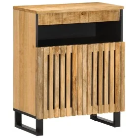 Sideboard in solid mango wood rough 60x34x75 cm by , Lockers and storage cabinets - Ref: Foro24-377559, Price: 123,36 €, Disc...