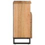 Sideboard aus massivem rohem Mangoholz 60x34x75 cm von , Schließfächer und Lagerschränke - Ref: Foro24-377559, Preis: 125,49 ...