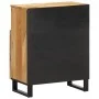 Sideboard in solid mango wood rough 60x34x75 cm by , Lockers and storage cabinets - Ref: Foro24-377559, Price: 123,36 €, Disc...