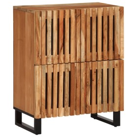 Solid wood sideboard acacia 60x34x75 cm by , Lockers and storage cabinets - Ref: Foro24-377565, Price: 142,43 €, Discount: %