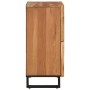 Aparador de madera maciza acacia 60x34x75 cm de , Taquillas y armarios de almacenamiento - Ref: Foro24-377565, Precio: 138,34...