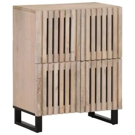 Sideboard solid mango wood 60x34x75 cm by , Lockers and storage cabinets - Ref: Foro24-377567, Price: 82,17 €, Discount: %