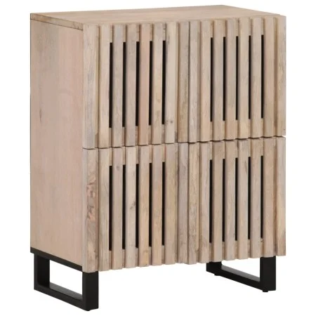 Sideboard solid mango wood 60x34x75 cm by , Lockers and storage cabinets - Ref: Foro24-377567, Price: 82,03 €, Discount: %
