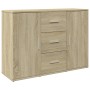 Sonoma oak engineered wood sideboard 90,5x29,5x65 cm by , Sideboards - Ref: Foro24-849876, Price: 92,73 €, Discount: %