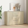 Sonoma oak engineered wood sideboard 90,5x29,5x65 cm by , Sideboards - Ref: Foro24-849876, Price: 92,73 €, Discount: %